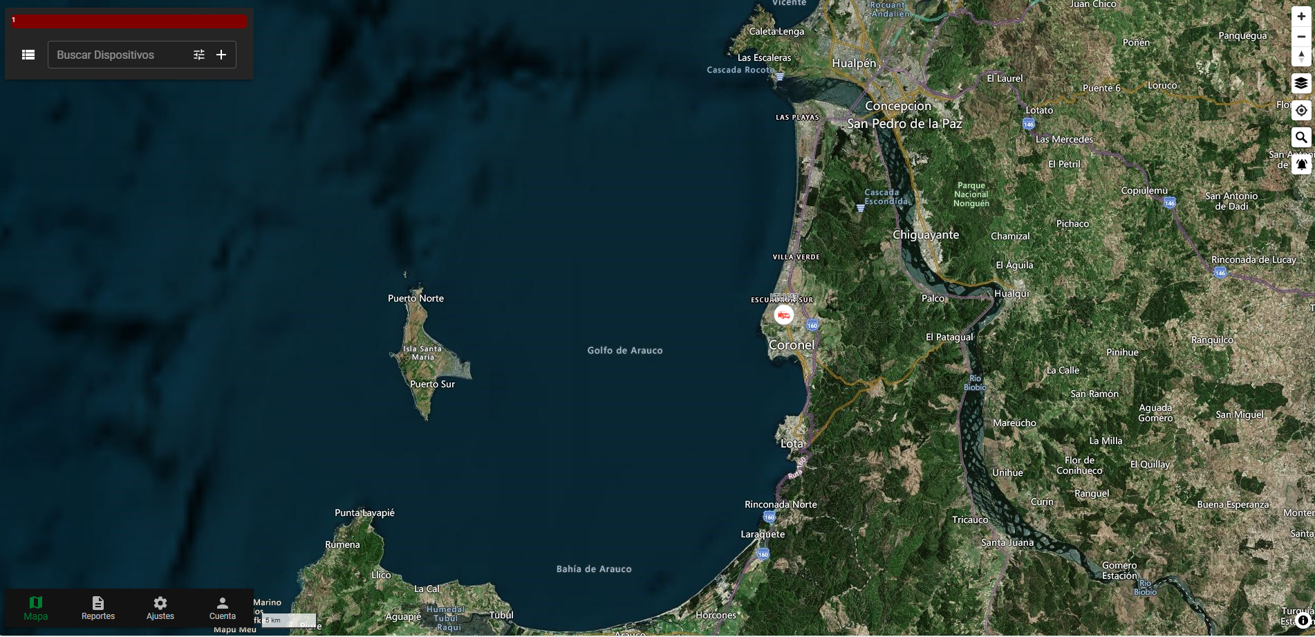 Plataforma de monitoreo GPS